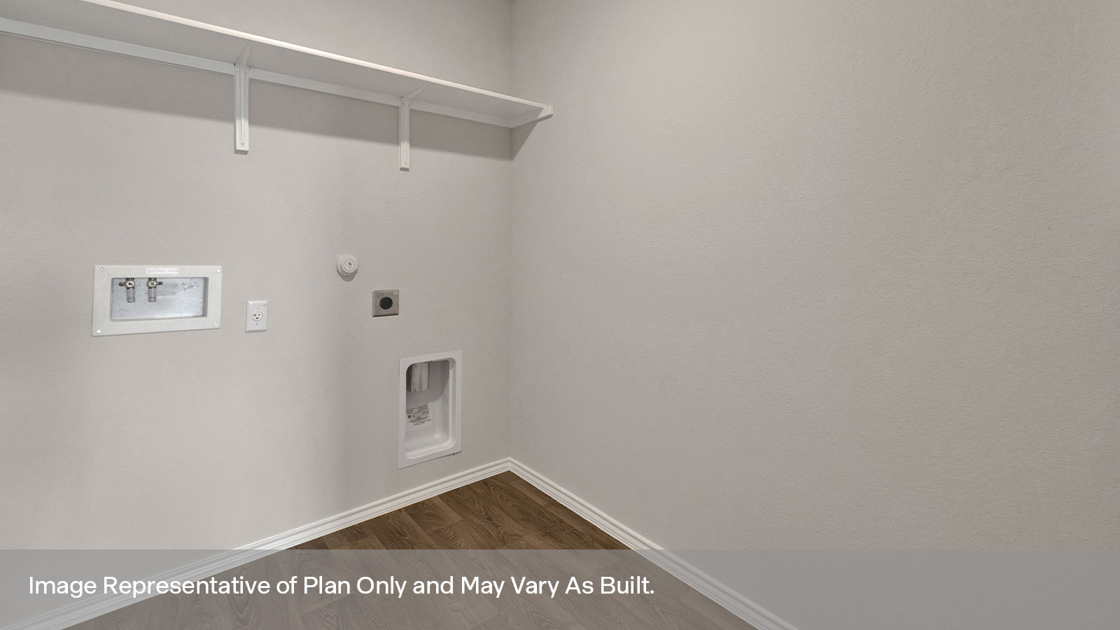 Laundry room with washer/dryer connections.