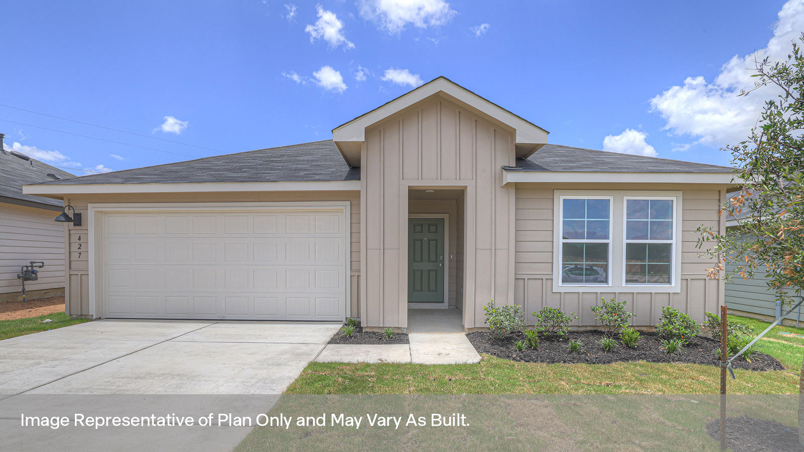 Bollinger Lakeway Floorplan Exterior Photo 4 bedroom 3 bath One Story
