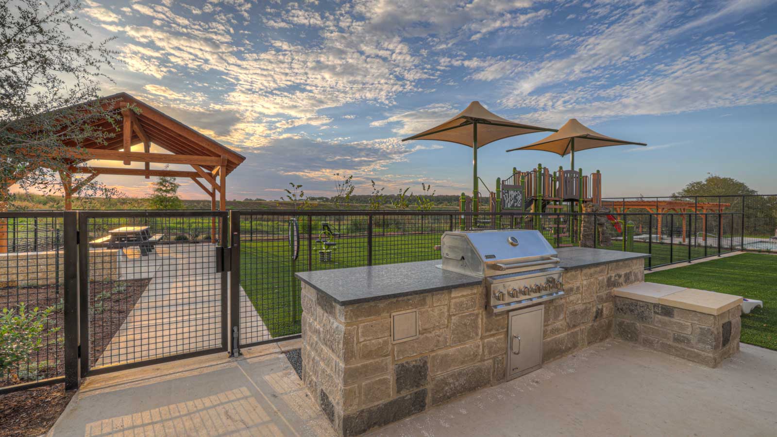 Grill and Playground