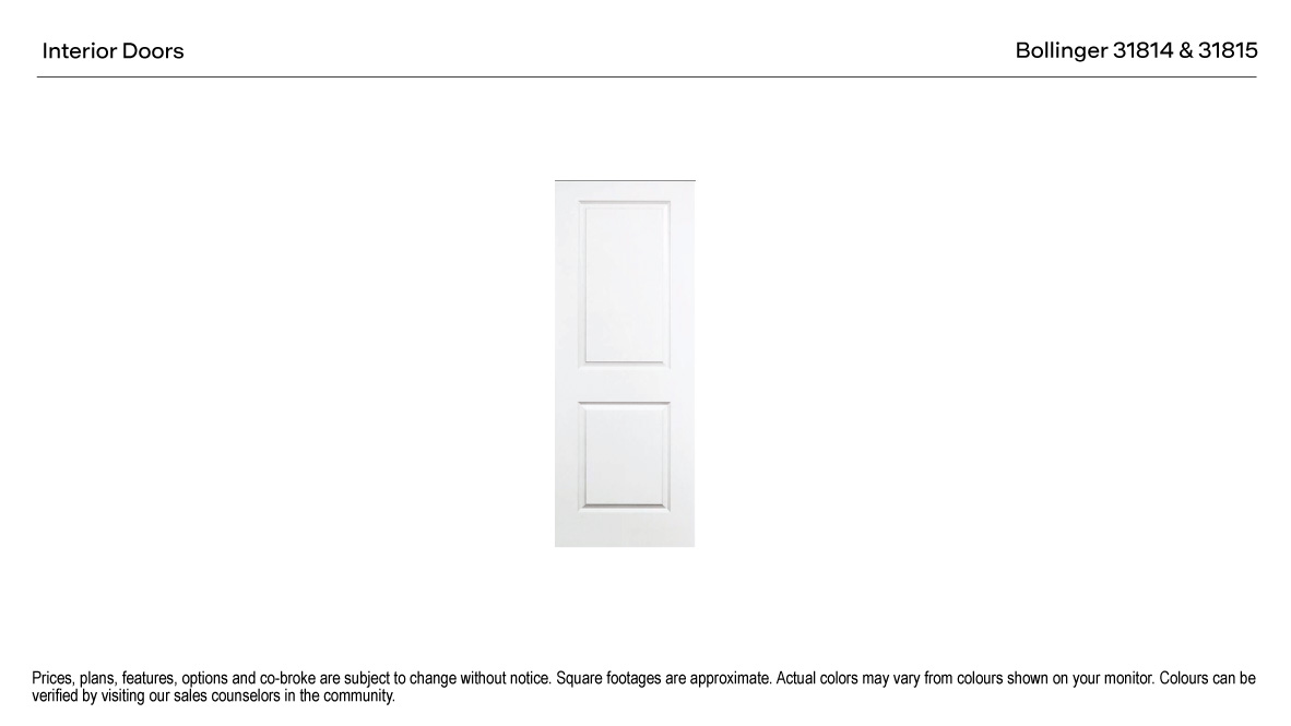 Bollinger Version 1 Interior Doors