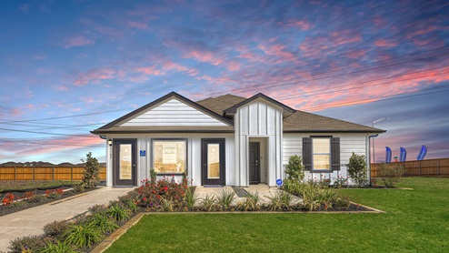 Navarro Fields Model Home Dusk