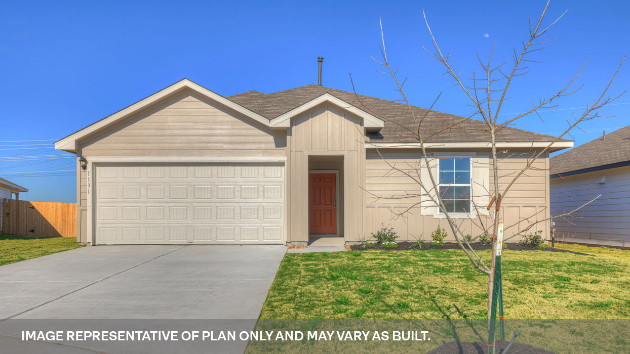 Navarro Fields Bellvue Floorplan Exterior Photo 3 Bed 2 Baths One Story