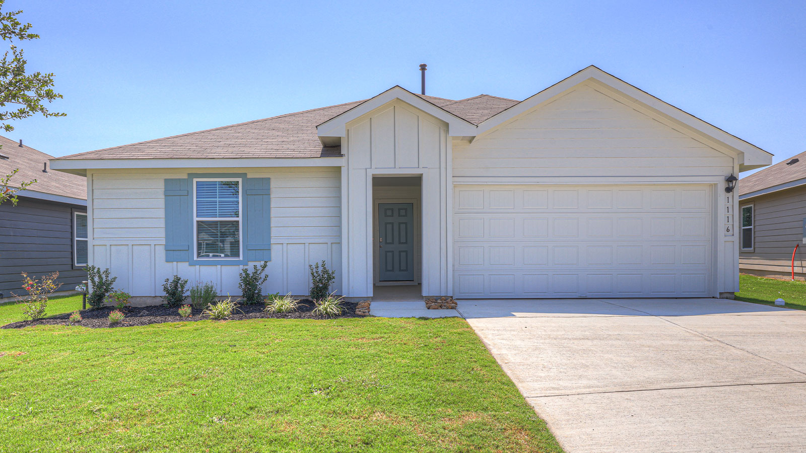 Navarro Fields Bellvue Floorplan Exterior Photo 3 Bed 2 Baths One Story