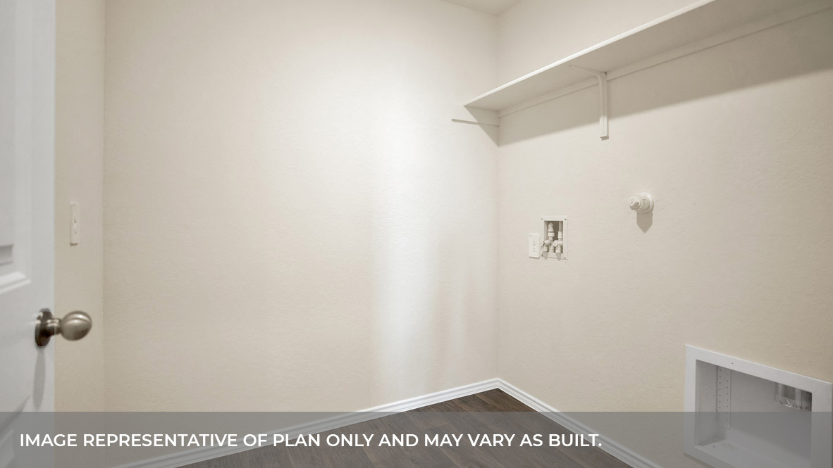 Laundry room with washer/dryer connections.