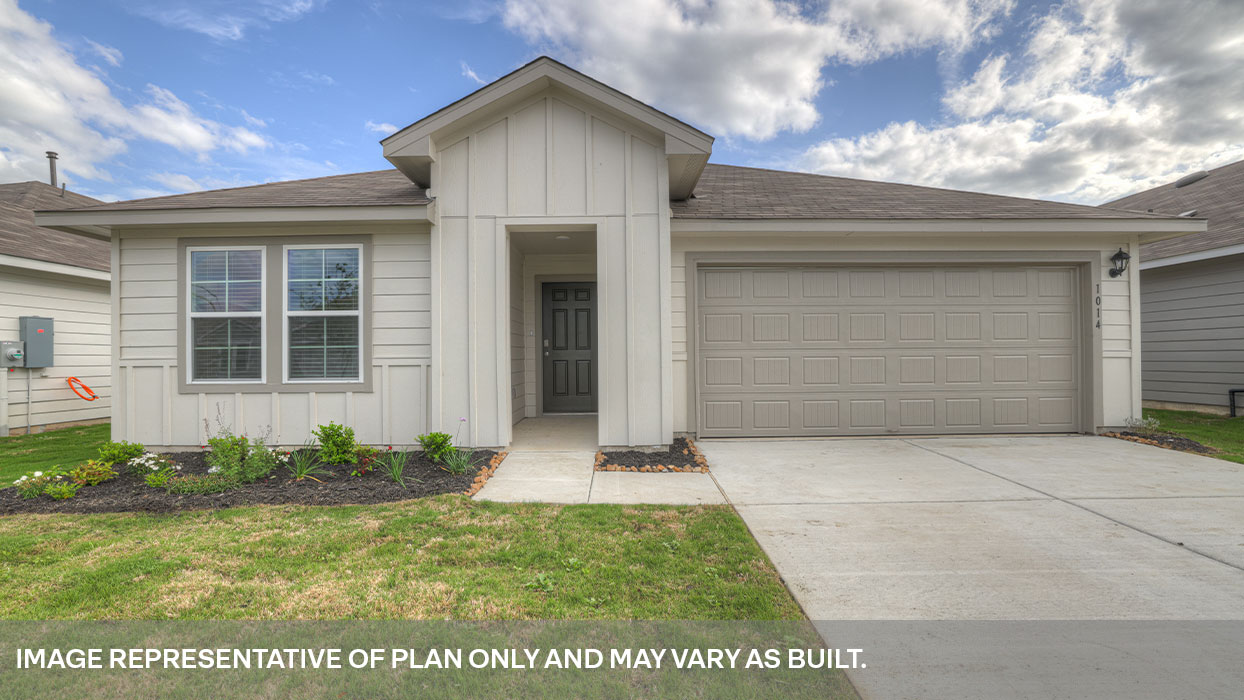 Lakeway Floorplan Exterior Photo 4 bedroom 3 bath One Story