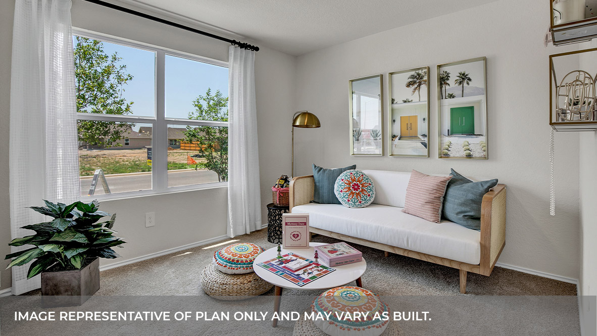 Navarro Fields Lakeway Floorplan Bedroom 3