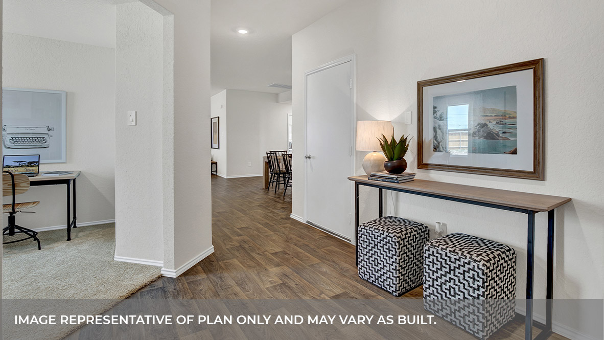 Navarro Fields Lakeway Floorplan Entry Hall
