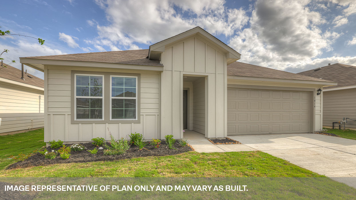 Navarro Fields Lakeway Floorplan Exterior Photo 4 Bed 3 Baths One Story
