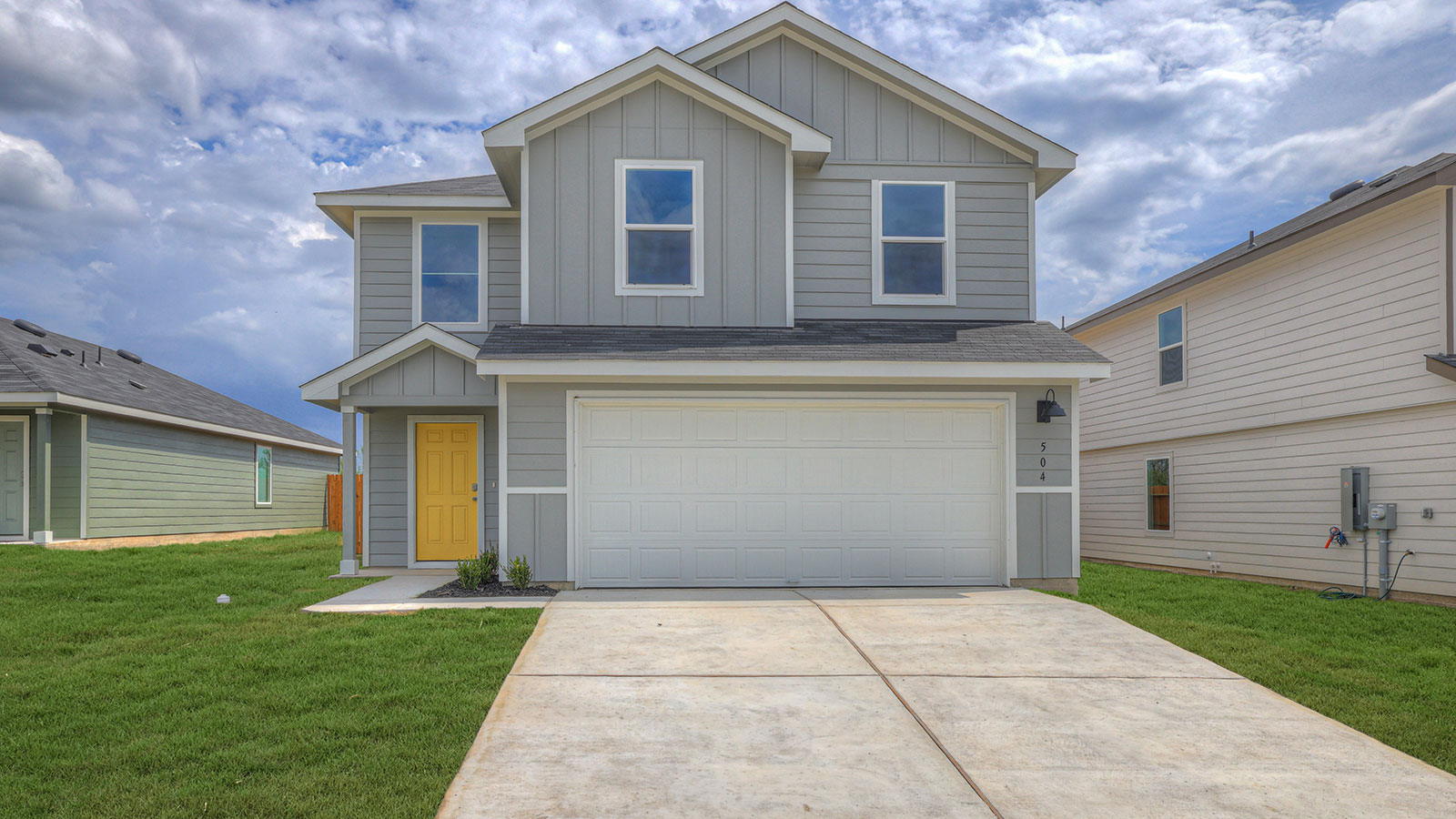 Davis floorplan K elevation.