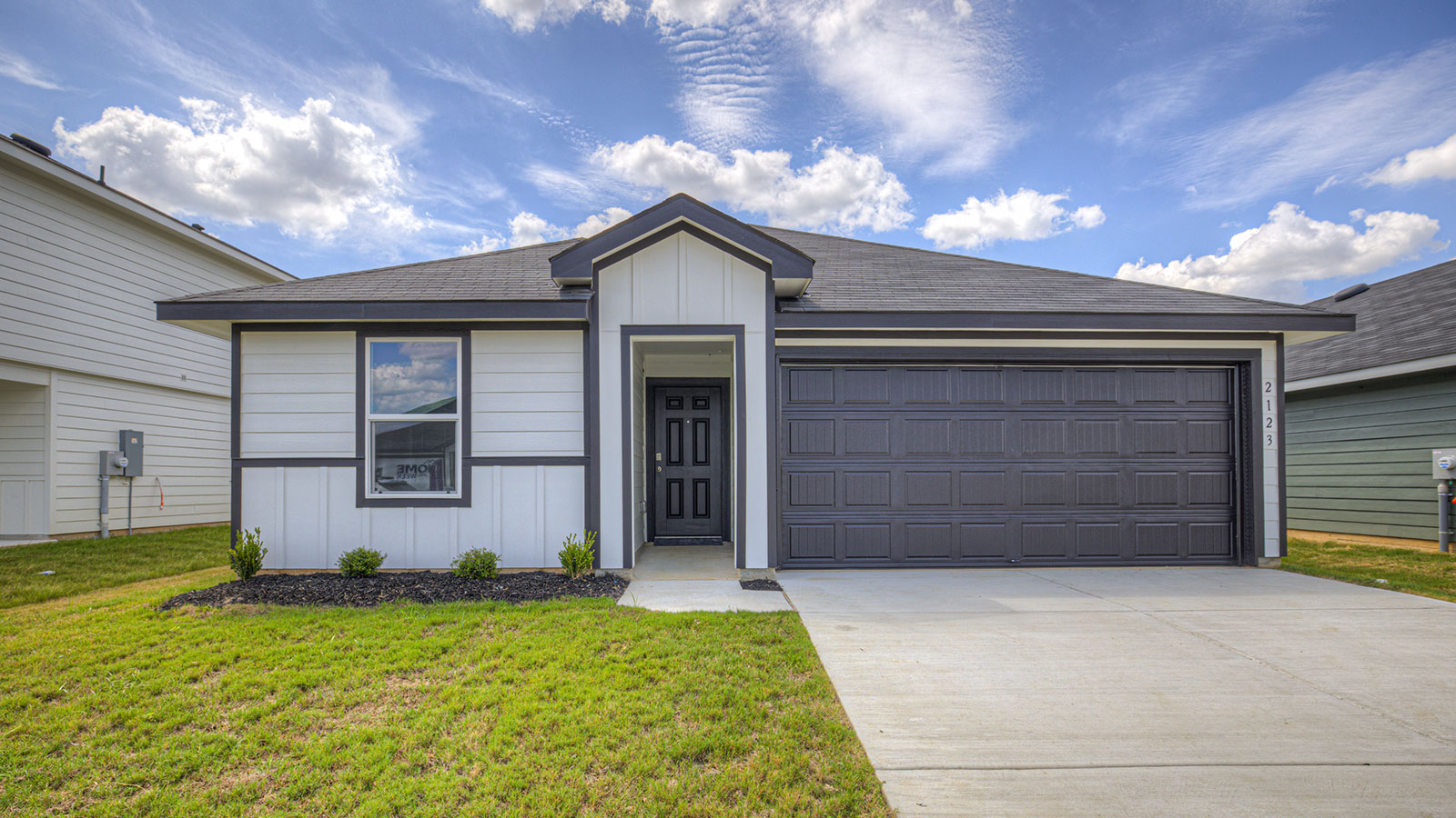 Anderson floorplan K elevation.