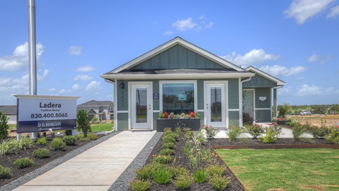 Emma floorplan K elevation single-story farmhouse exteriors.