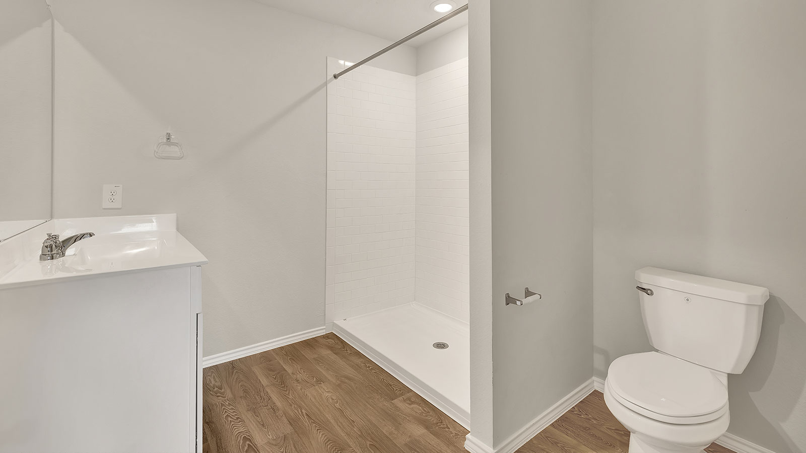 bath 1 with walk in shower, toilet and vanity