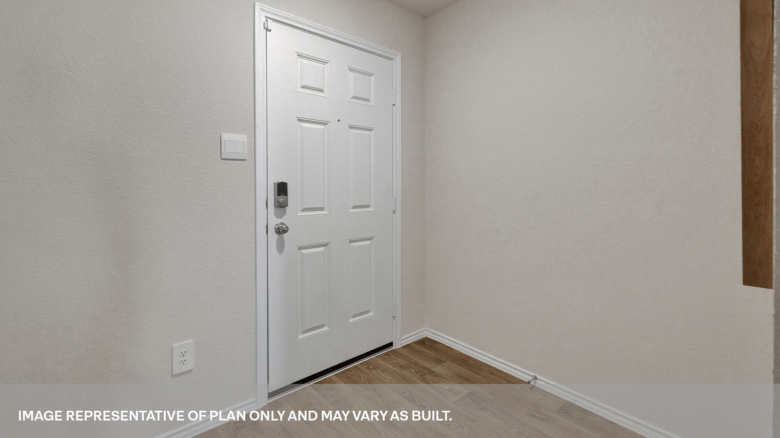 Entry hallway leading to the kitchen.