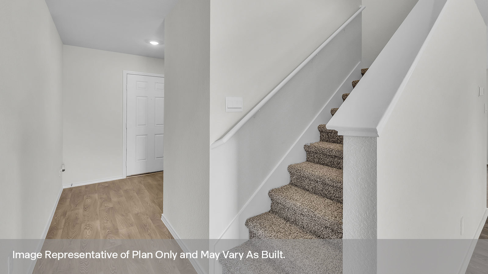 Staircase leading to the second floor