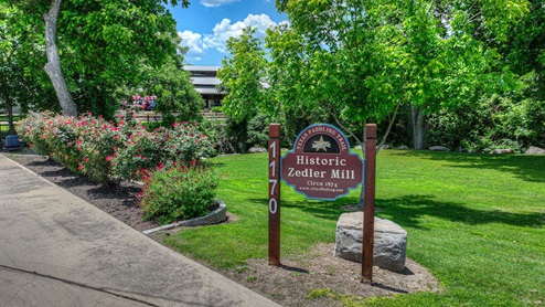 Zedler Mill Sign