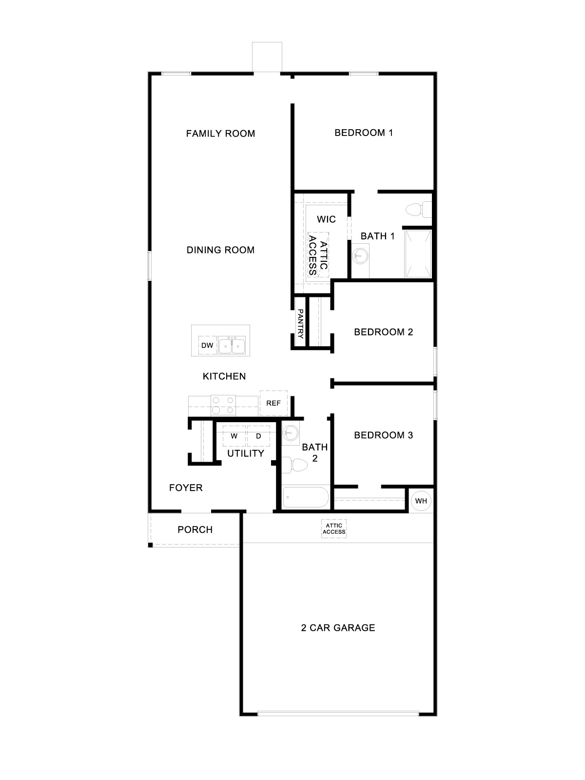 Barton 3 bedroom 2 bathroom home