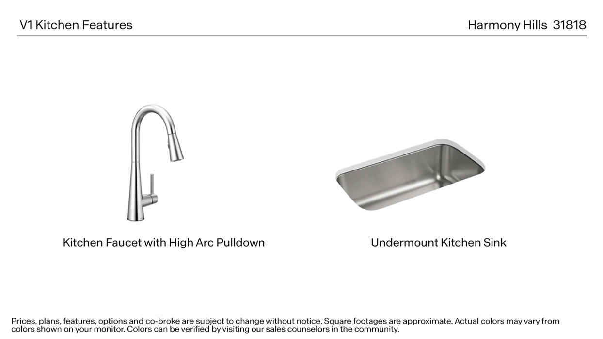 Harmony Hills Version 1 Kitchen Fixtures Product Package Image