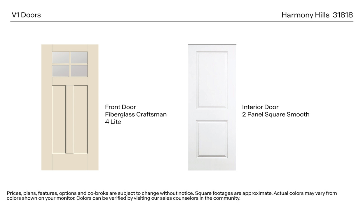 Harmony Hills Version 1 Doors Product Package Image