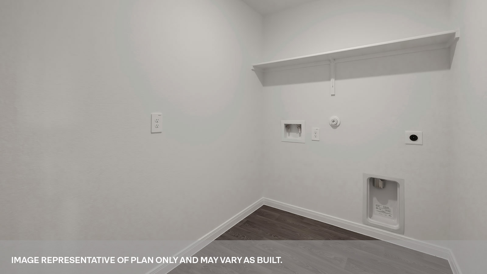 Laundry room with washer/dryer connections.