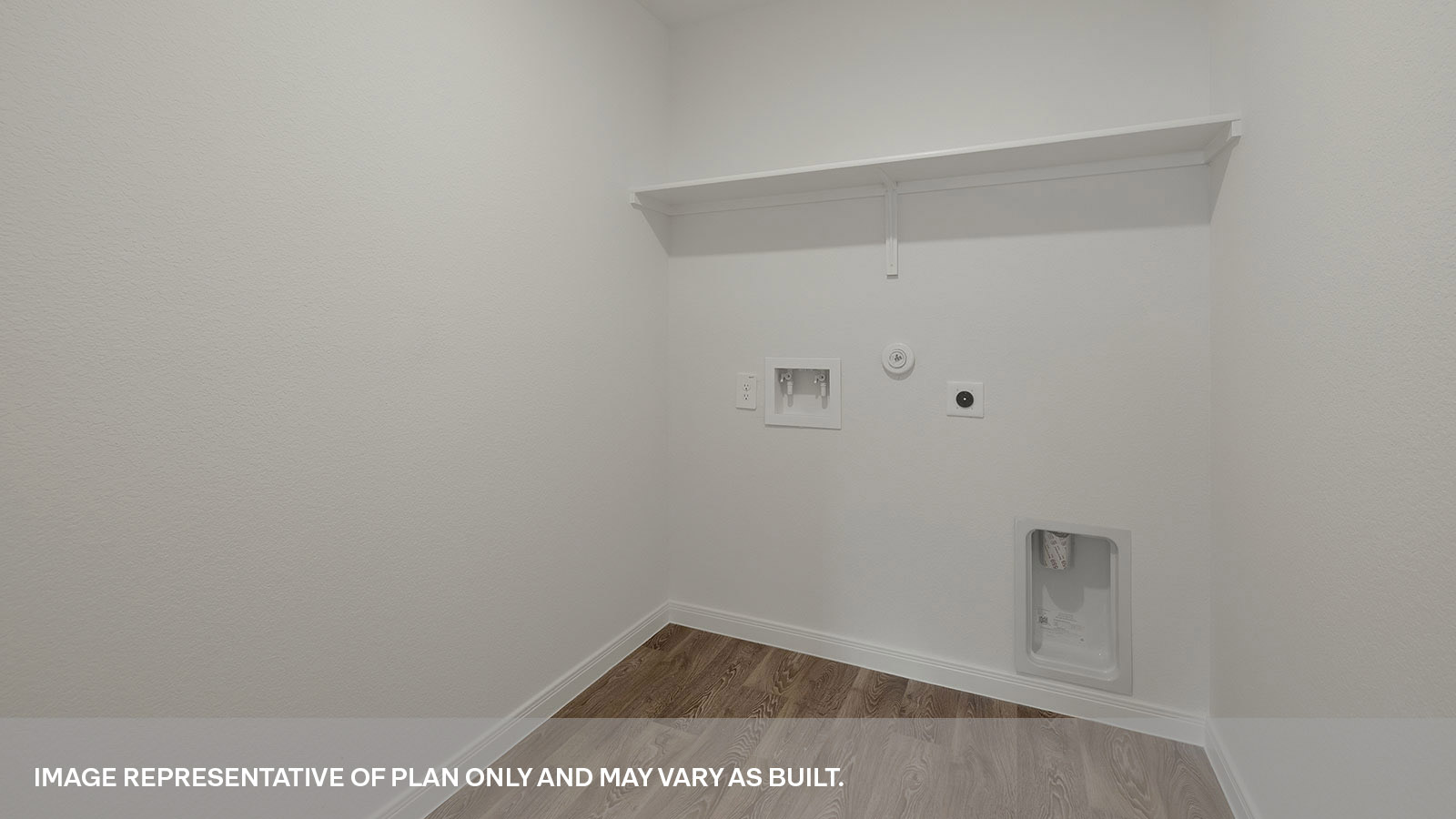 Laundry room with washer/dryer connections.