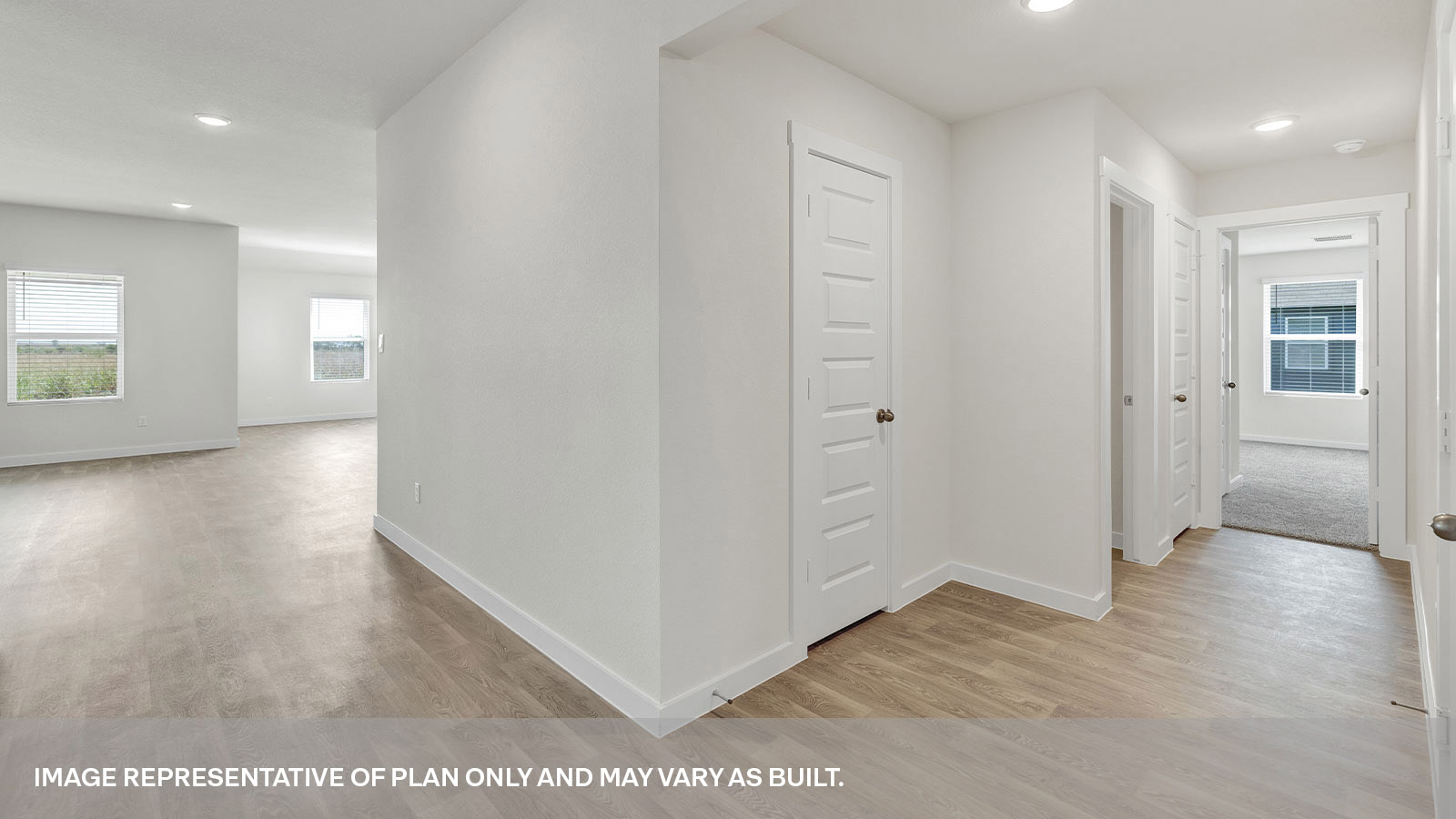 Sonoma Oaks  Courtland Floorplan Hallway