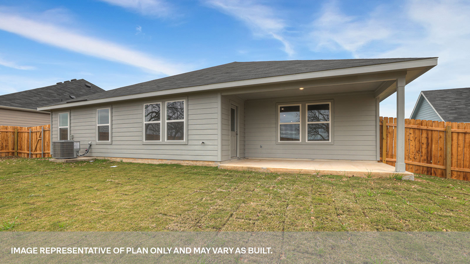 Sonoma Oaks Courtland Floorplan Back Patio