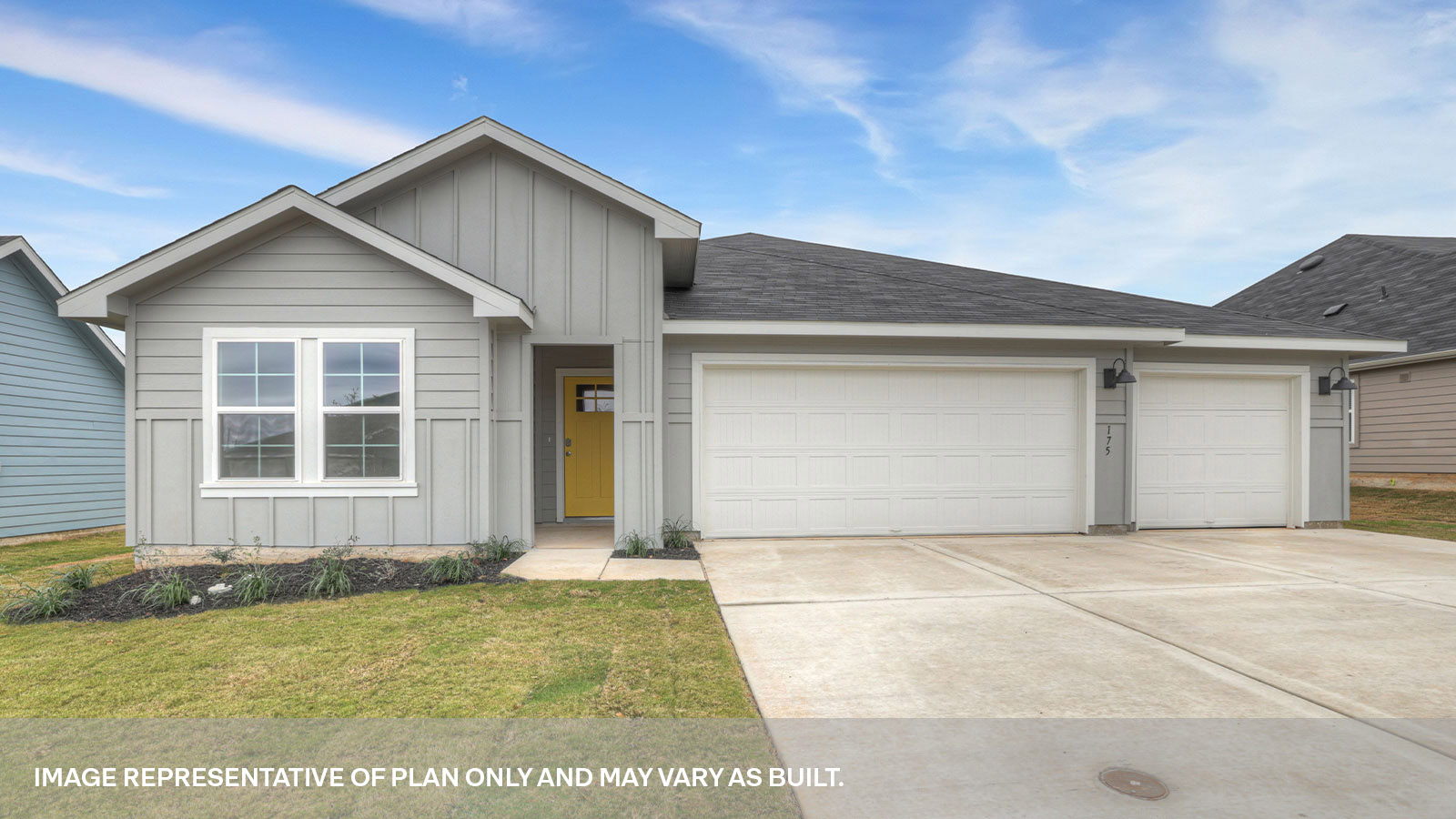 Sonoma Oaks  Courtland Floorplan 2nd Exterior Photo 4 bedroom 3 bath 3 car garage One Story