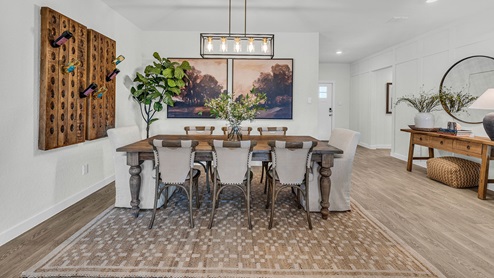Irving Floorplan Dining Room Family Room Dining Room and Kitchen
