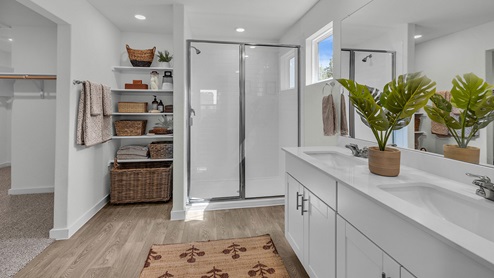 Irving Floorplan Bathroom 1 Shower and Sink