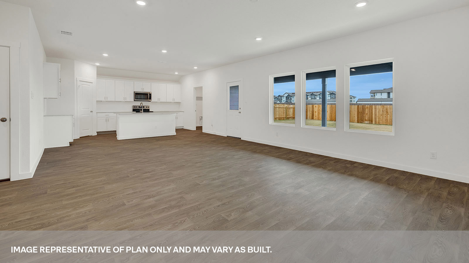 Sonoma Oaks Coleman Floorplan Dining Room and Kitchen