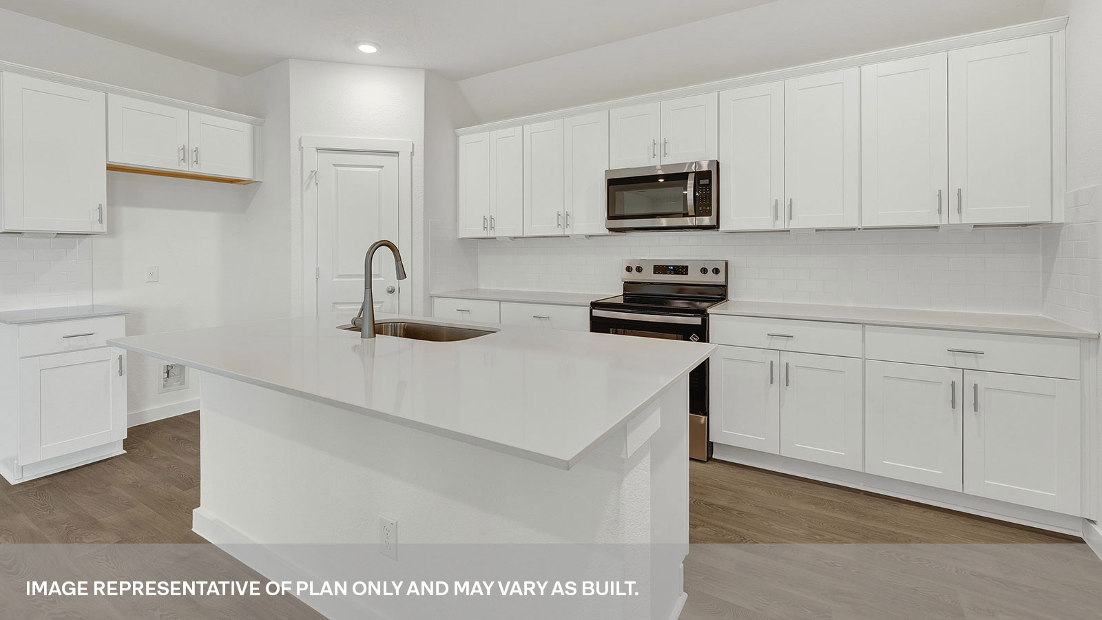 Sonoma Oaks Coleman Floorplan Kitchen Island and Countertops