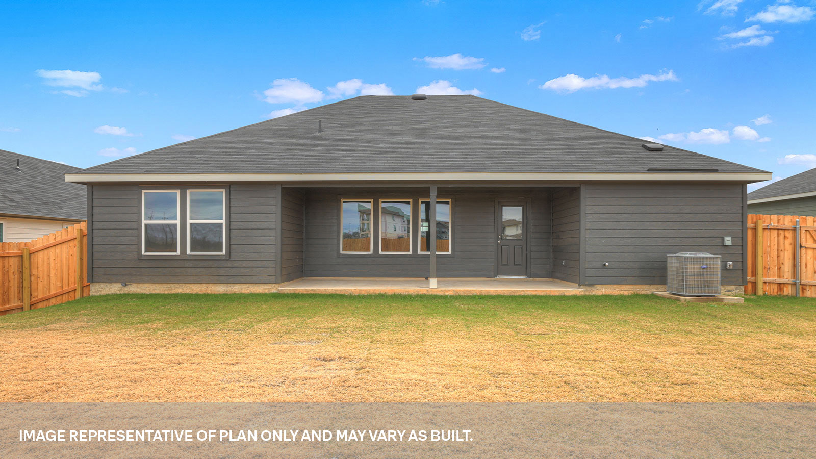 Sonoma Oaks Coleman Floorplan Back Patio
