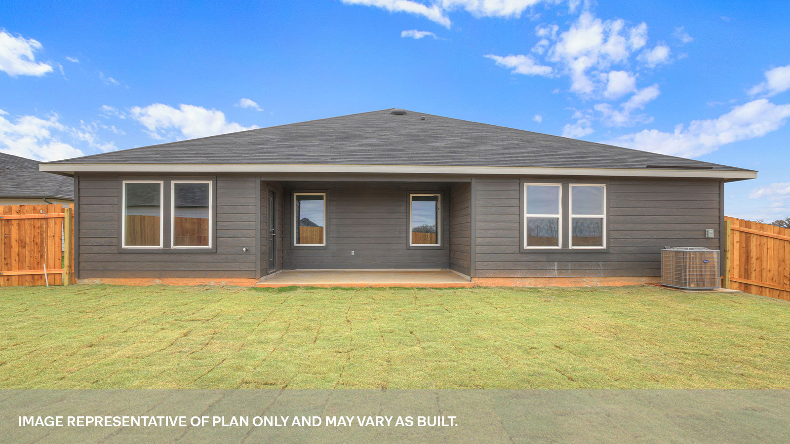 Sonoma Oaks Dean Floorplan Backyard 1