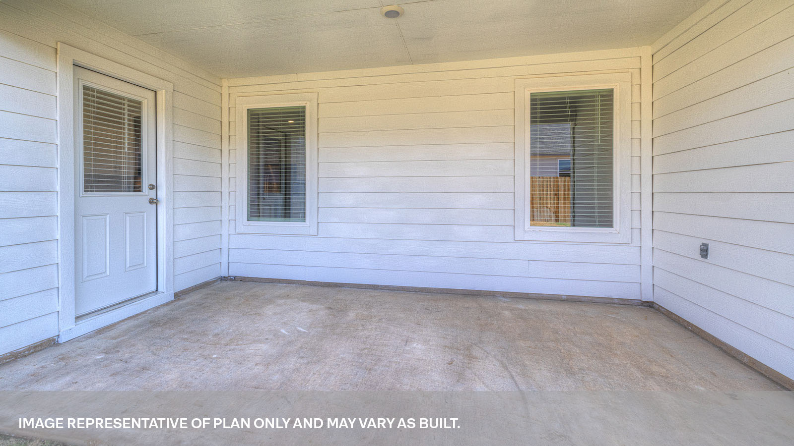 Sonoma Oaks Dean Floorplan Patio