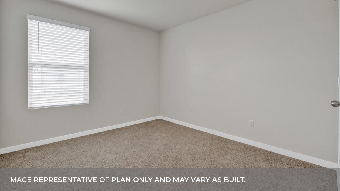 Sonoma Oaks  Frisco Floorplan Bedroom 3