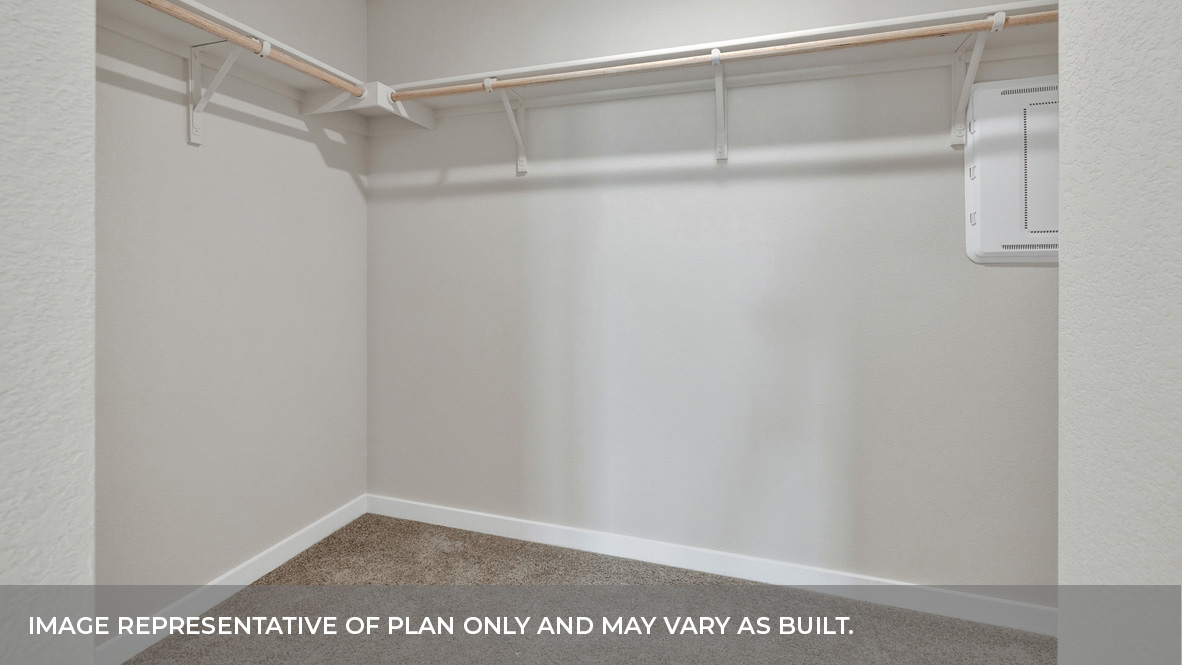 Sonoma Oaks Frisco Floorplan Bedroom 1 Closet