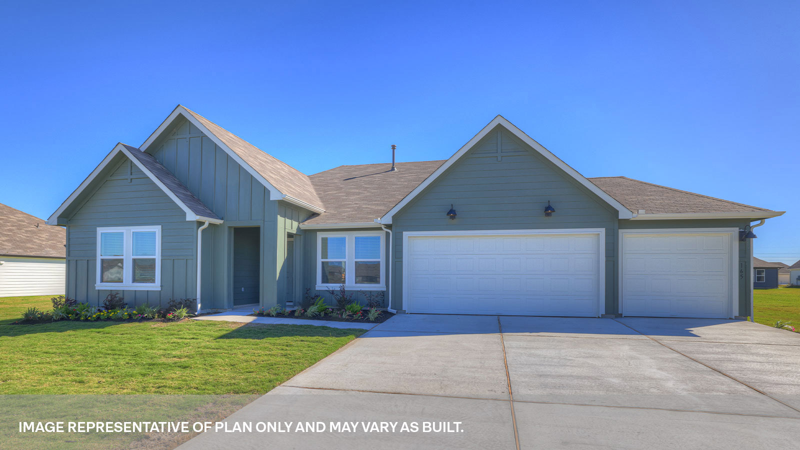 Sonoma Oaks Frisco Floorplan Exterior Photo 4 bedroom 2 bath One Story