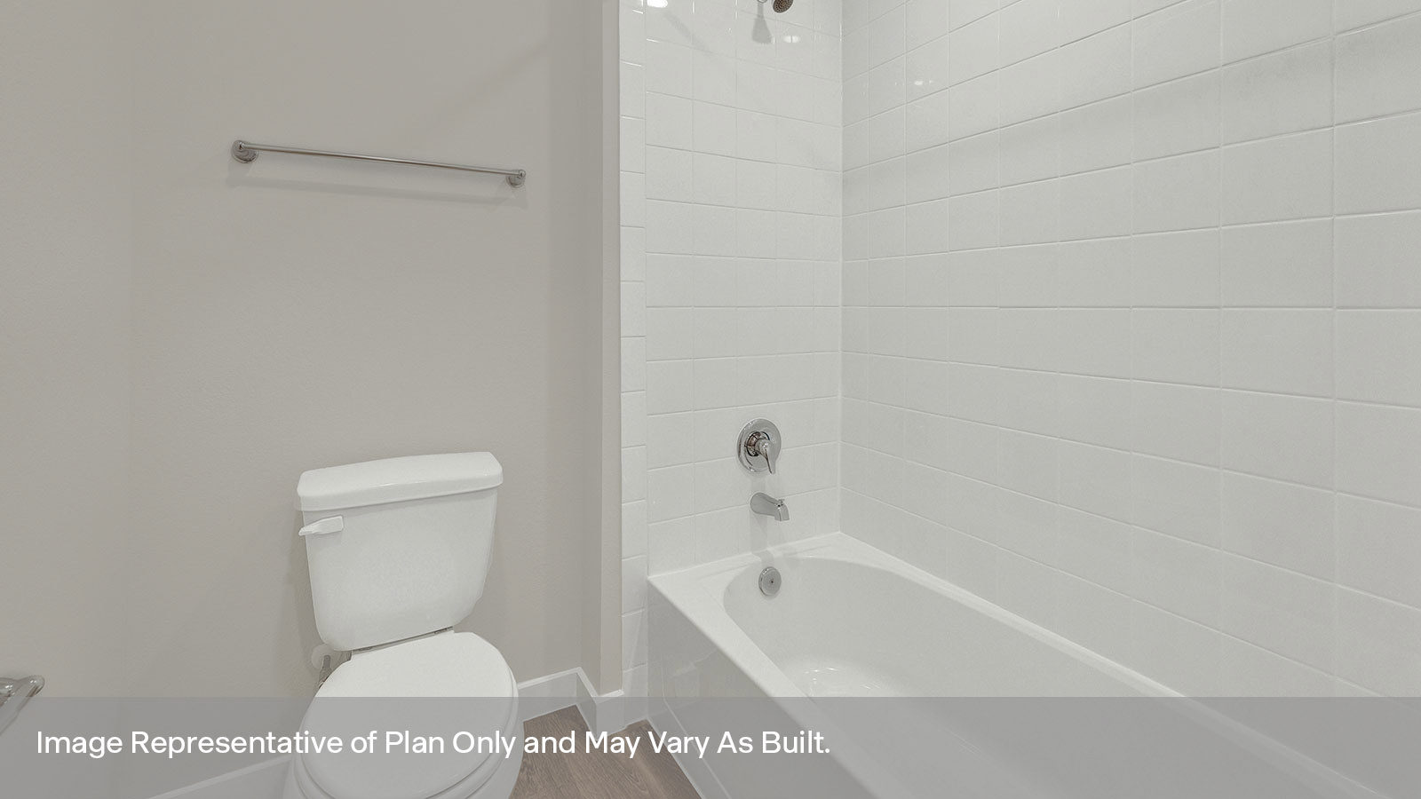 Sonoma Oaks Garland Floorplan Bathroom 2  sink and bathtub