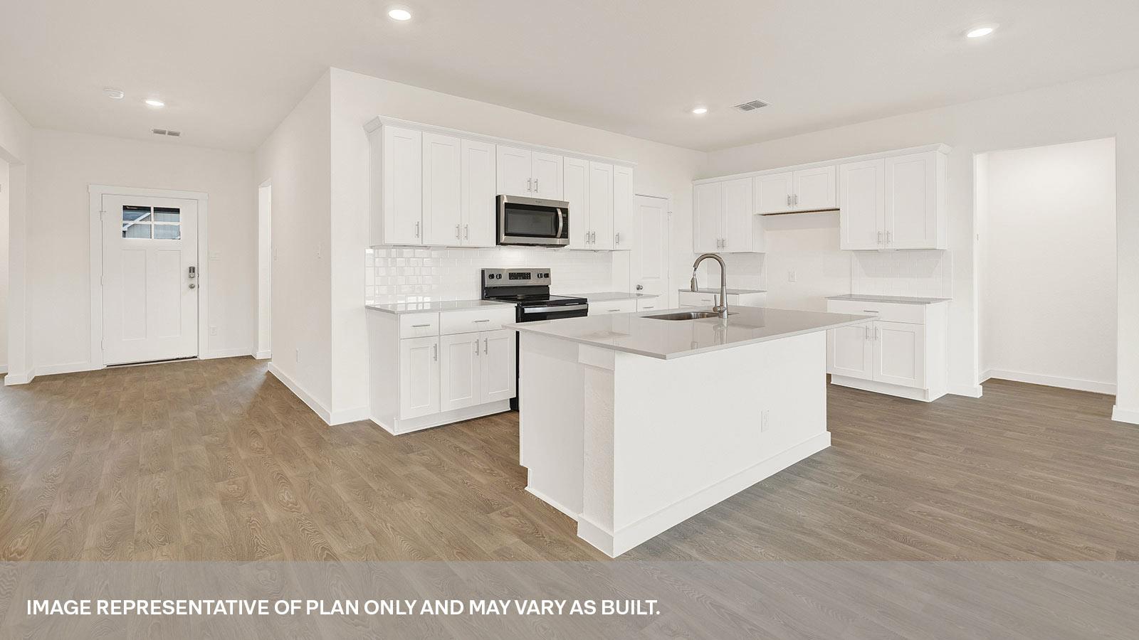 Sonoma Oaks Garland Floorplan Kitchen and Entry