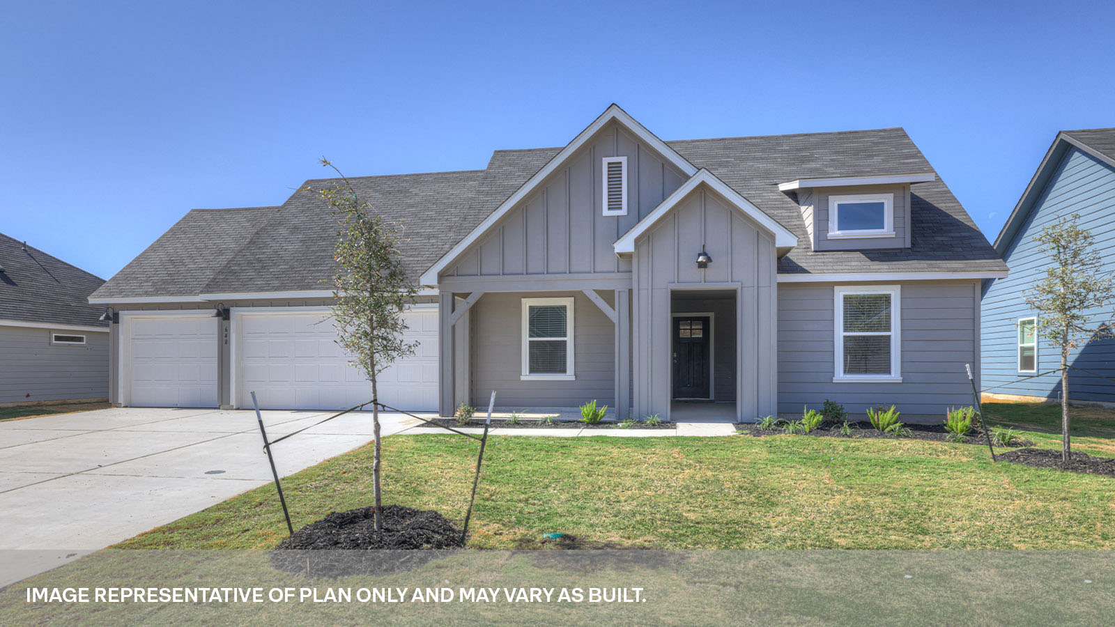 Sonoma Oaks Garland Floorplan Exterior Photo 4 bedroom 2 bath One Story