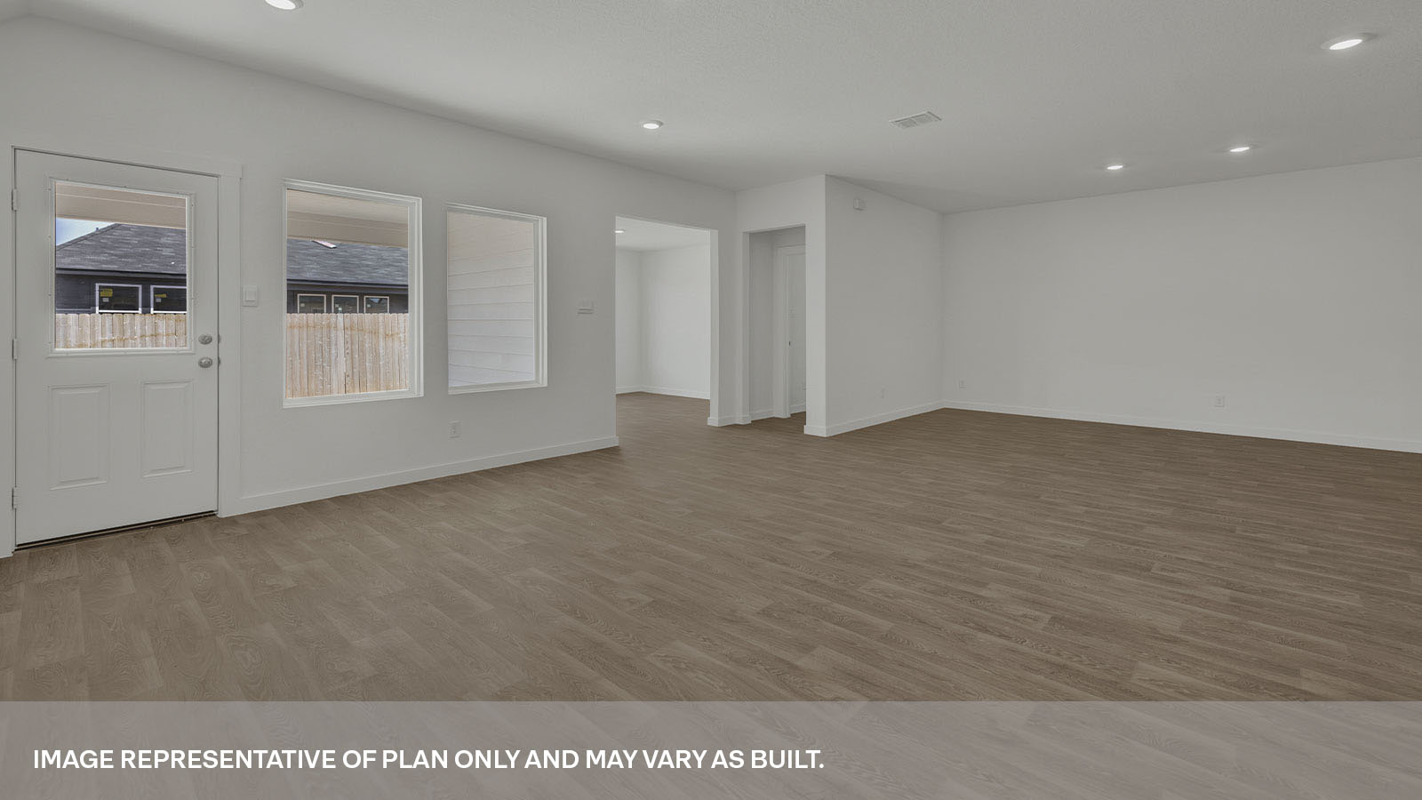 Sonoma Oaks Holden Floorplan Dining Room Family Room