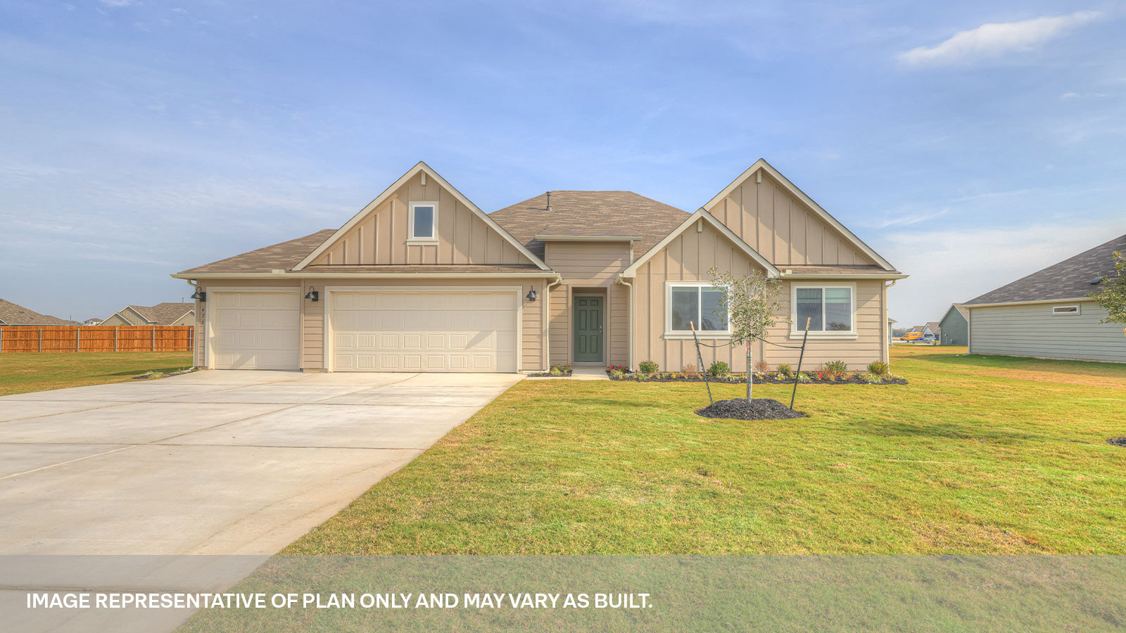 Sonoma Oaks Irving Floorplan 2nd Exterior Photo 4 bedroom 3 bath One Story