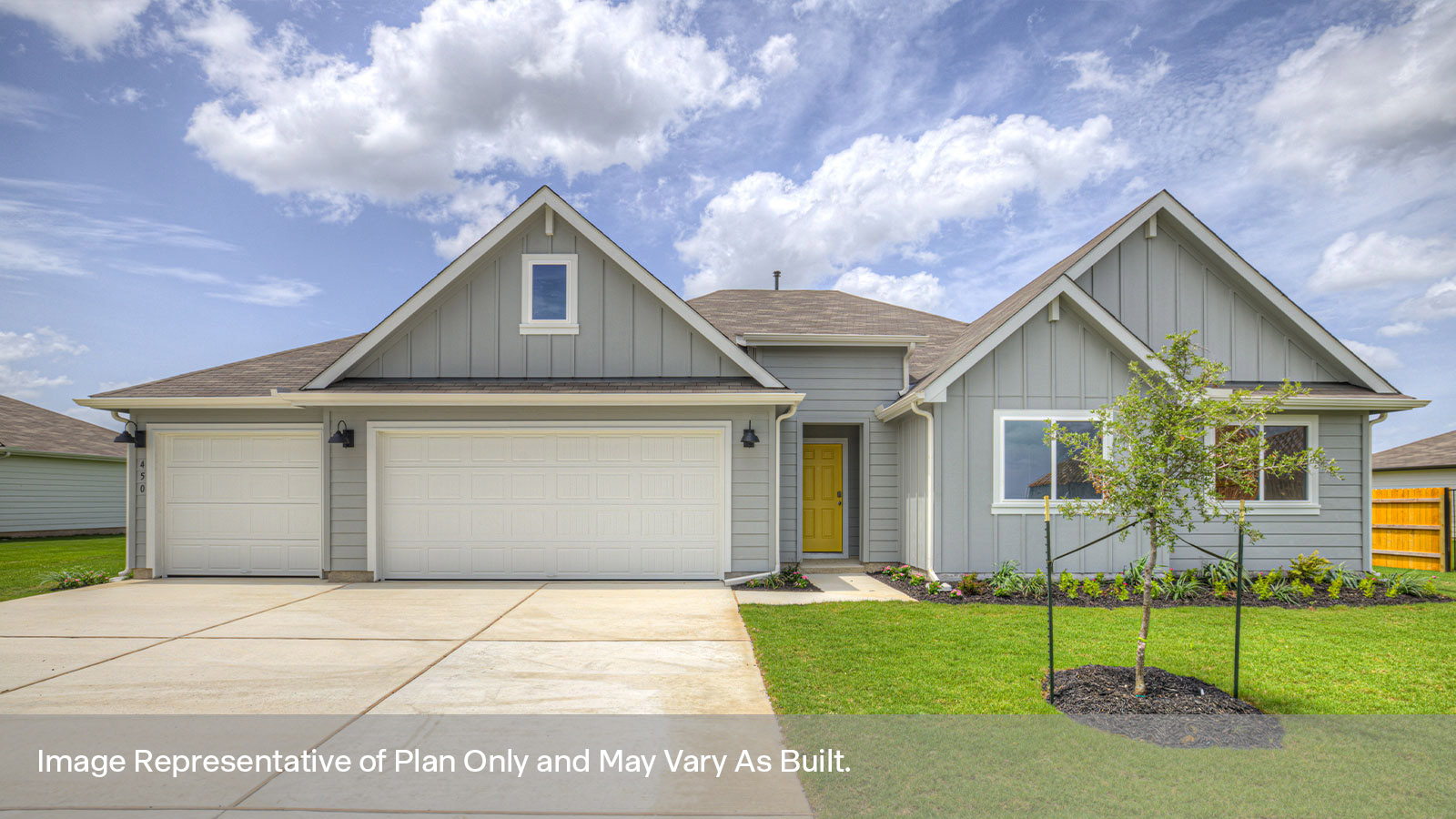 Sonoma Oaks Irving Floorplan Exterior Photo 4 bedroom 3 bath One Story