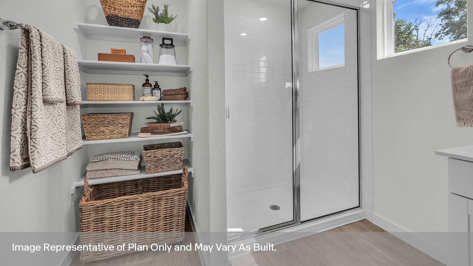 Sonoma Oaks  Irving Floorplan Bathroom 1 Toilet and Closet