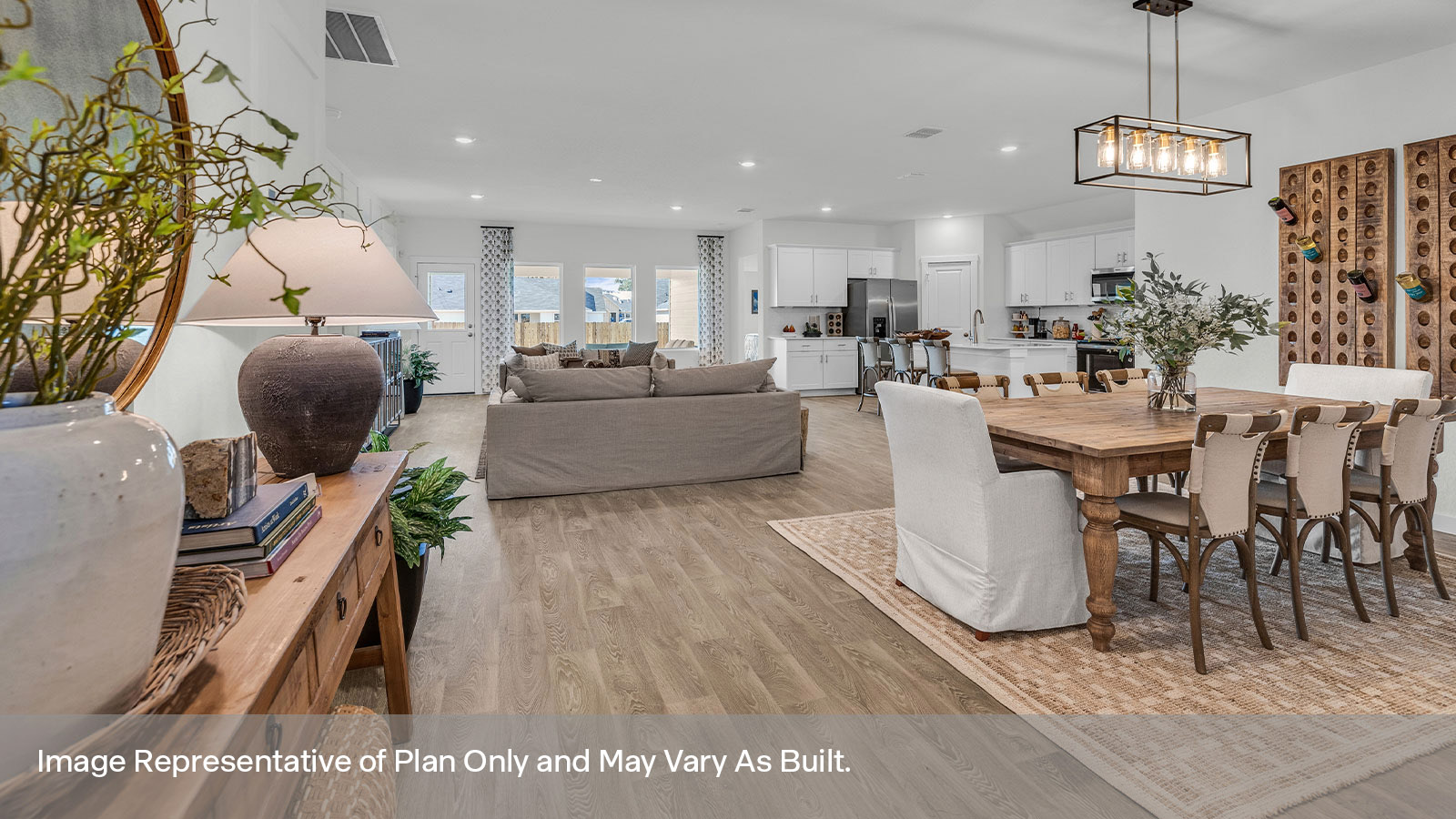 Sonoma Oaks Irving Floorplan Entry Living and Dining