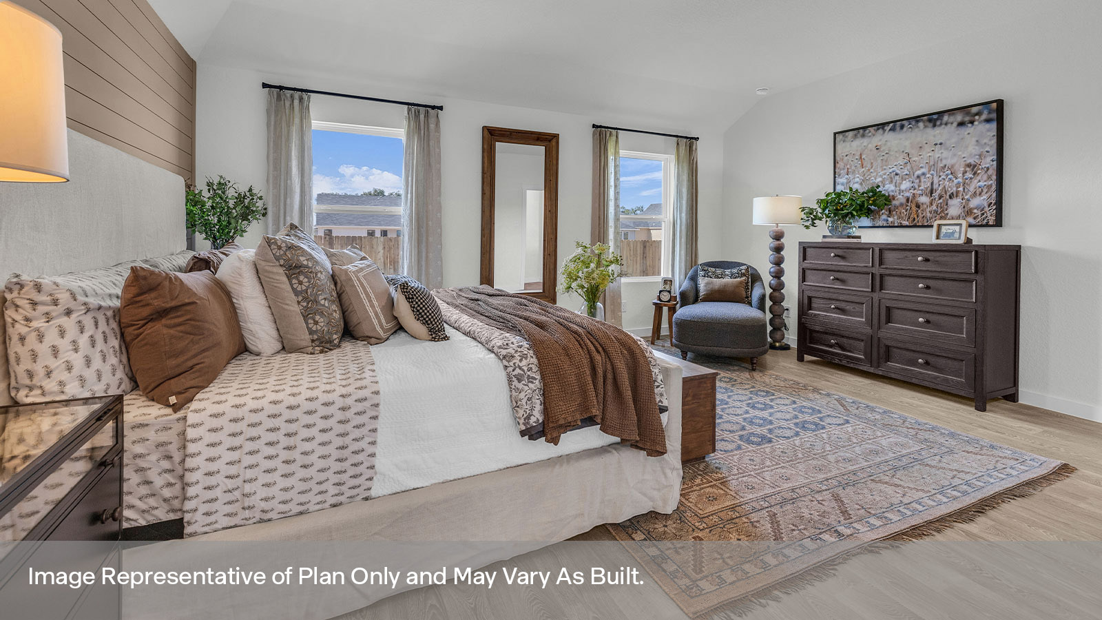 Sonoma Oaks  Irving Floorplan Bedroom 1