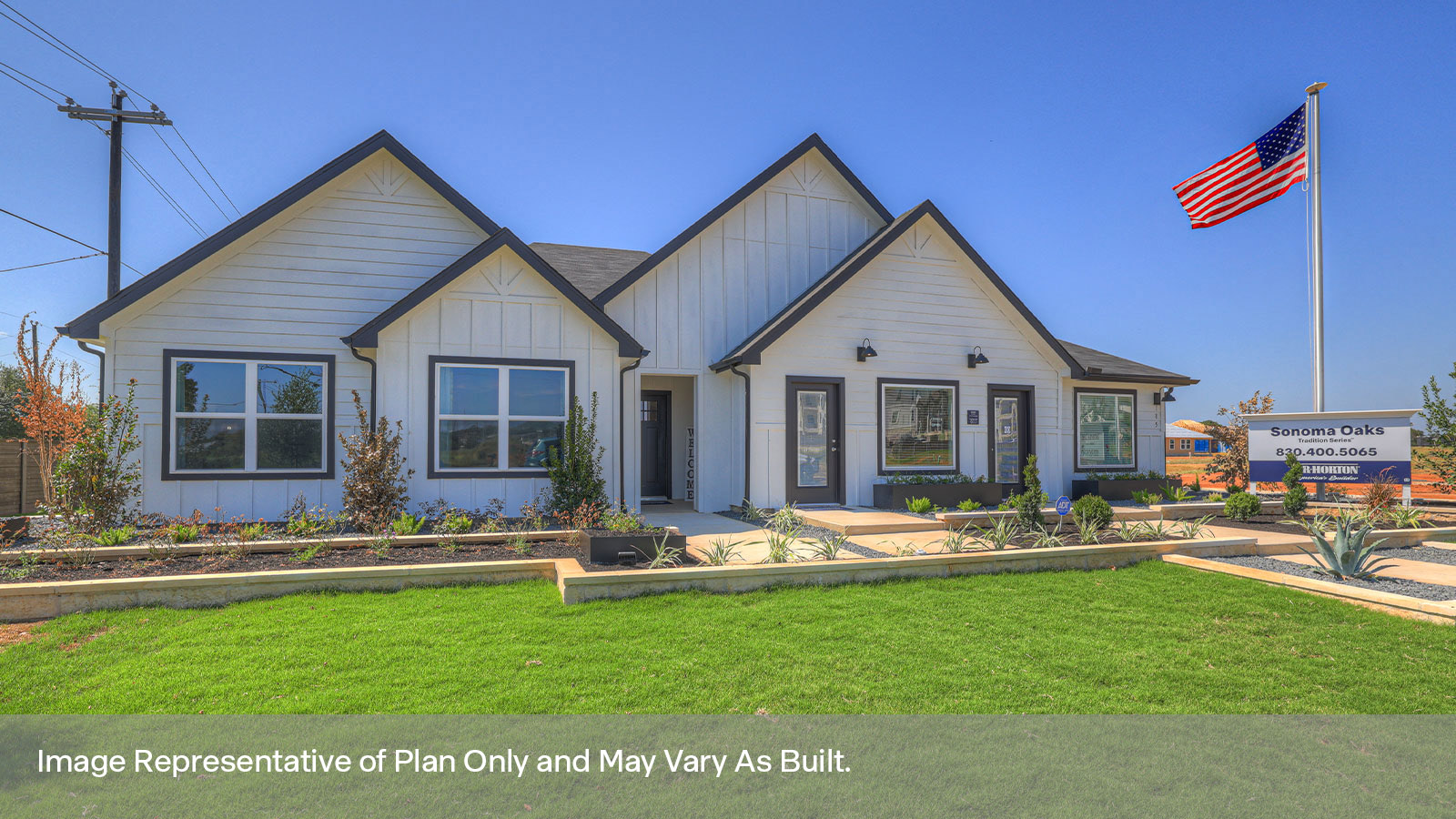 Sonoma Oaks Irving Floorplan 4 bedroom 3 bath One Story