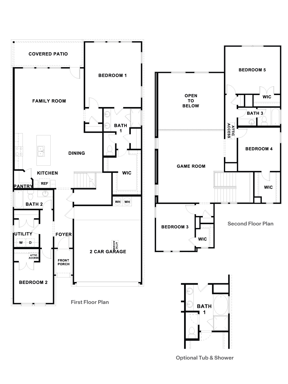 The Fitzgerald floorplan image.