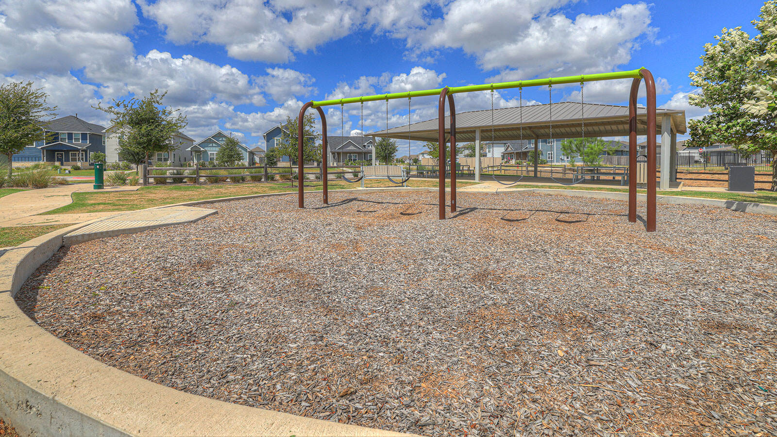 Paramount playground swing set.