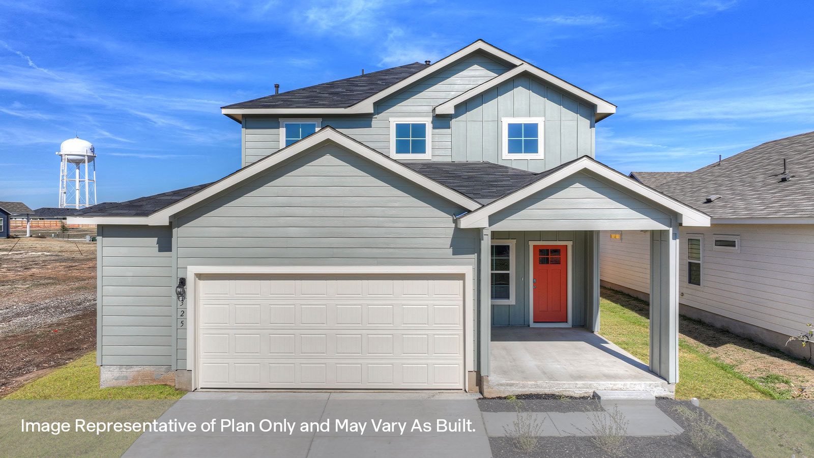Nicole floorplan P elevation.